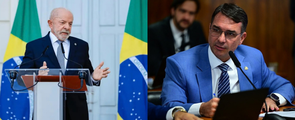 Quaest: Flávio Bolsonaro aparece à frente de Lula pela 2ª pesquisa seguida, mas cenário é de empate técnico